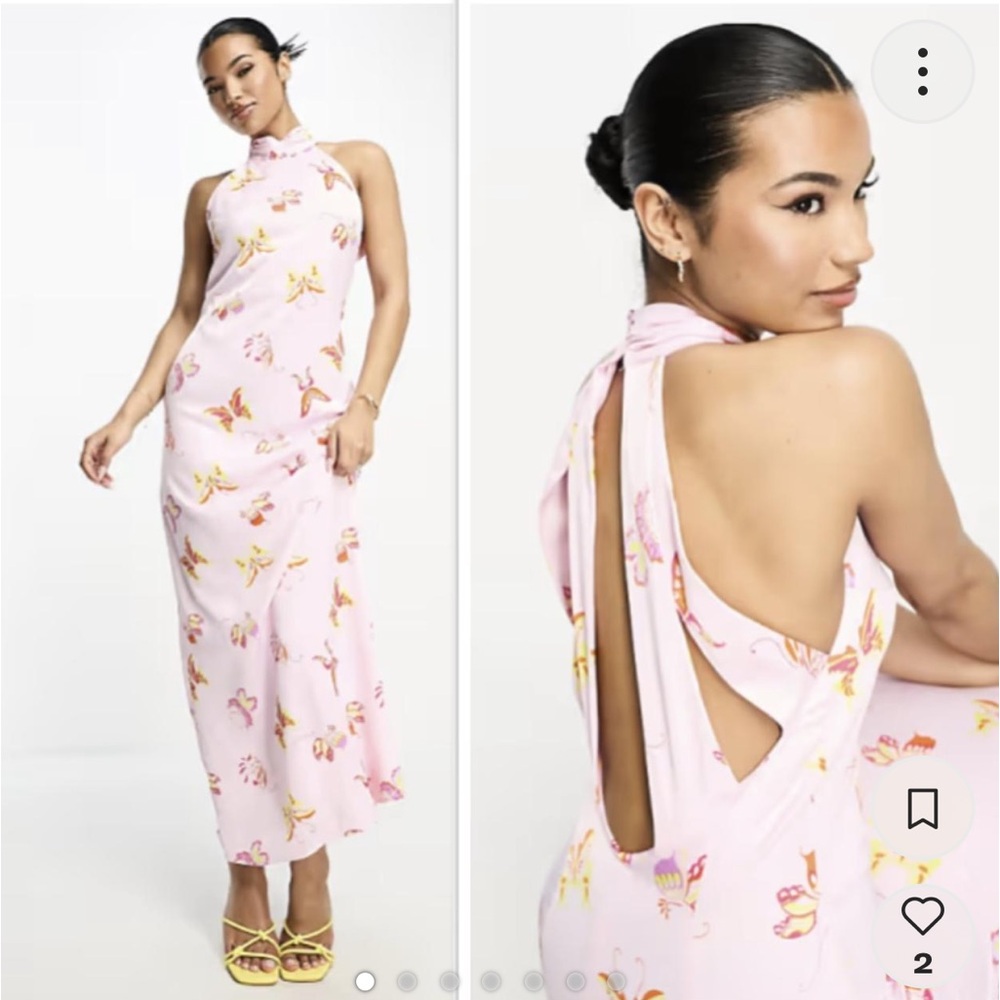 ASOS Something New Halter Dress